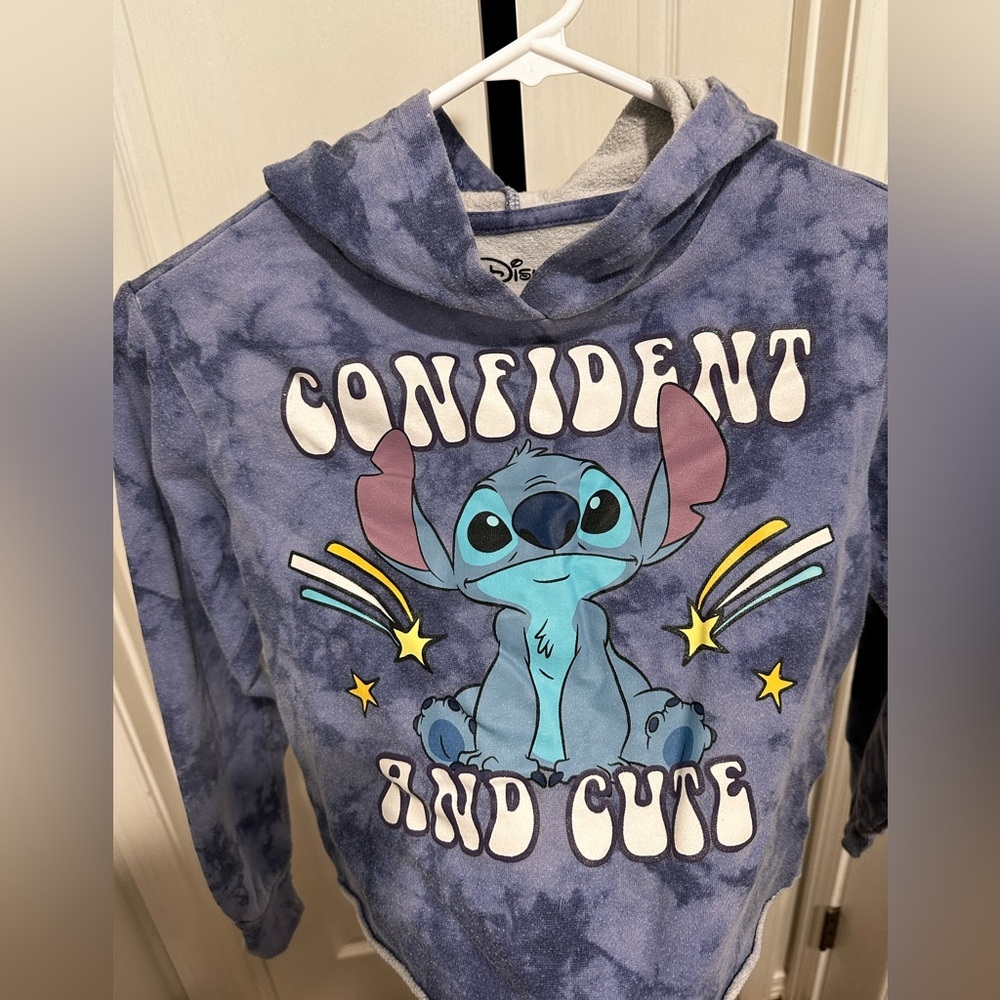 Disney size large big girls stitch sweater - Picture 3 of 4